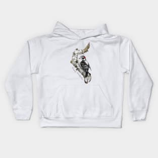 DOWO-Watercolor-Lg-noBG Kids Hoodie